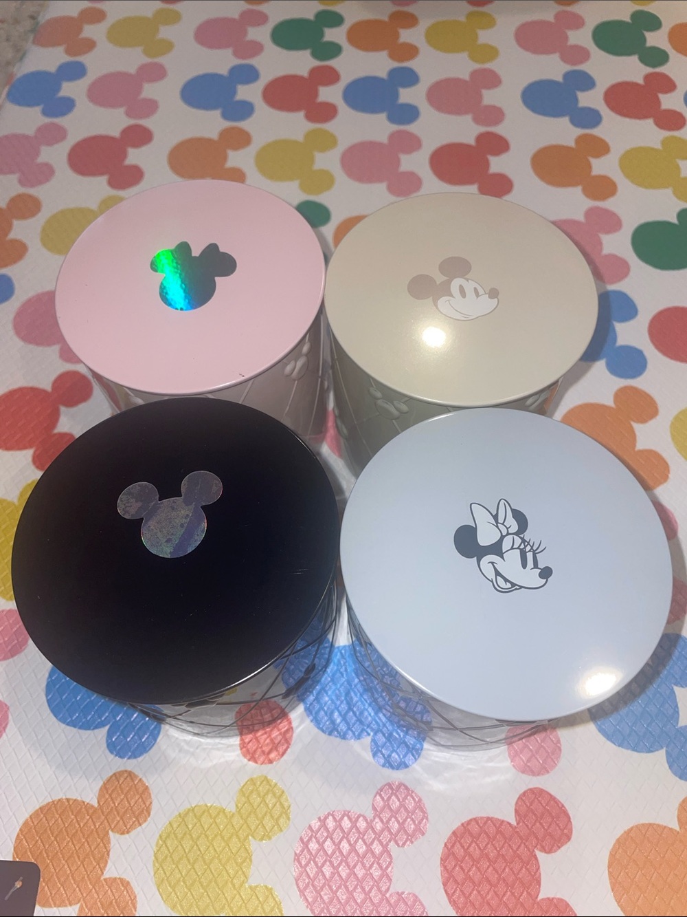 Disney Aldi Pink, Cream, Black, White Decorative Candle Set